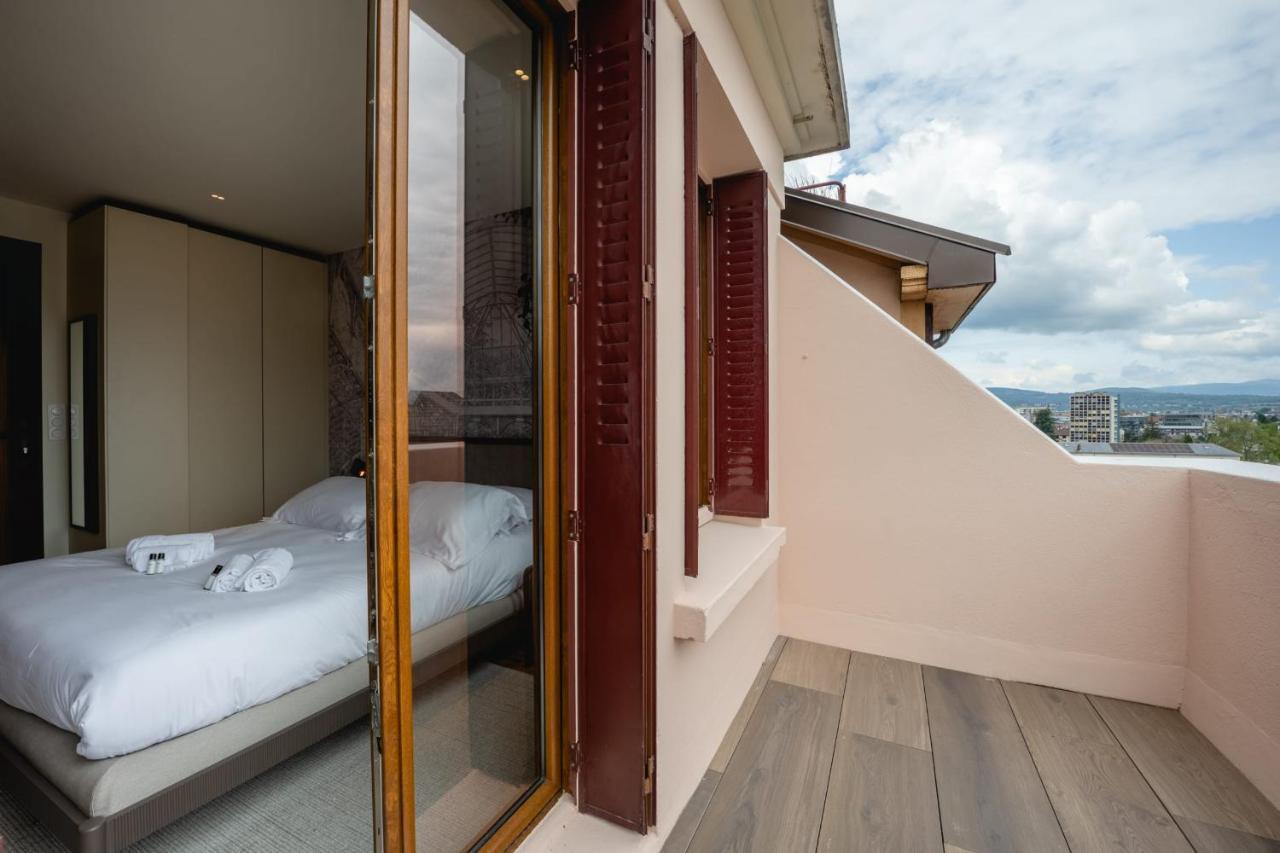Le Nid Du Favre I - Charming Studio With Stunning Lake View Annecy Eksteriør billede