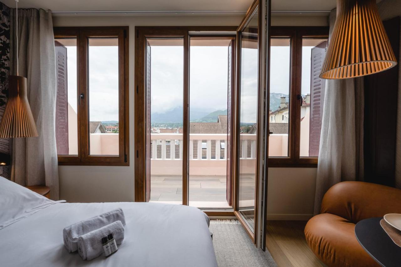 Le Nid Du Favre I - Charming Studio With Stunning Lake View Annecy Eksteriør billede