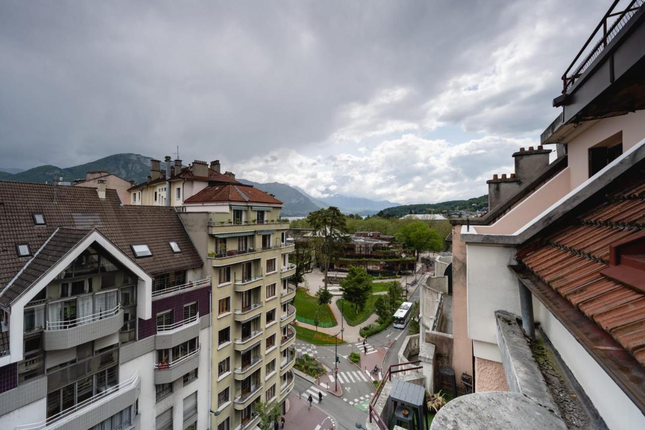 Le Nid Du Favre I - Charming Studio With Stunning Lake View Annecy Eksteriør billede