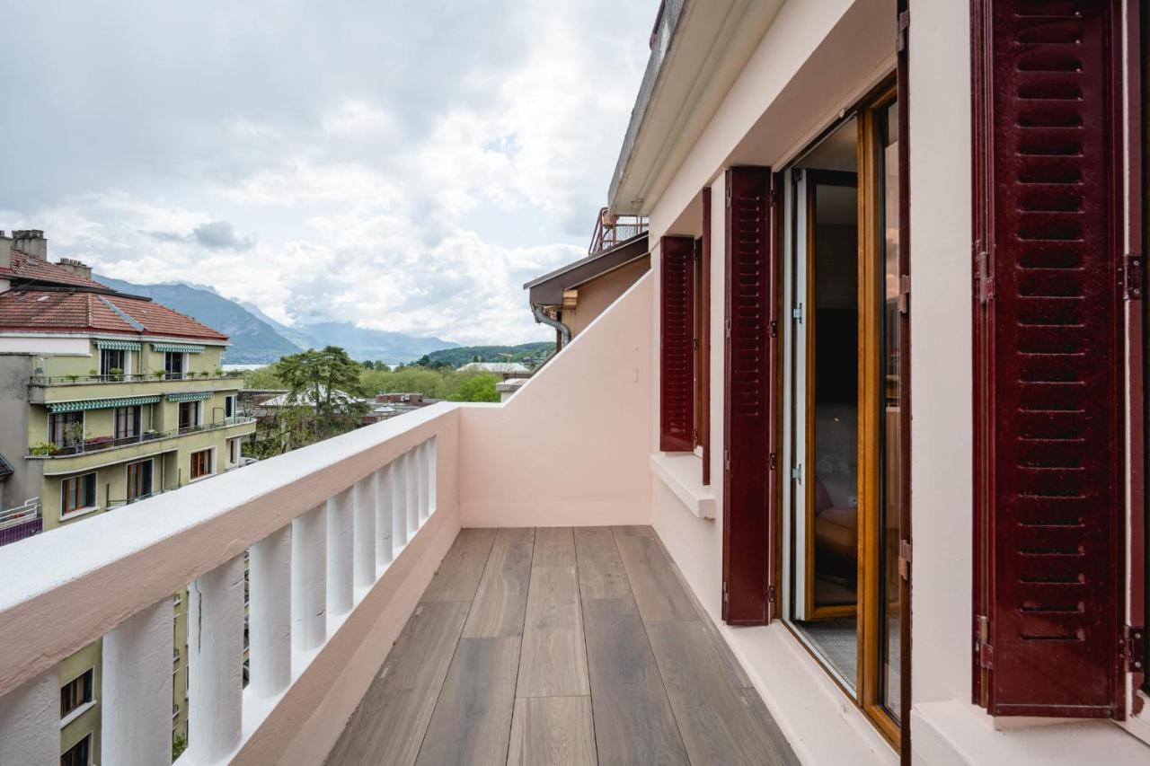 Le Nid Du Favre I - Charming Studio With Stunning Lake View Annecy Eksteriør billede